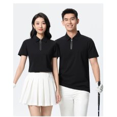 轻量速干小皱180克70DPOLO衫休闲上衣可定制logo舒适亲肤翻领短袖