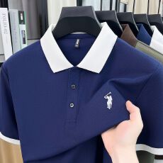 批发小马 各平台大爆款夏舒适亲肤透气POLO衫时尚端庄翻领短袖