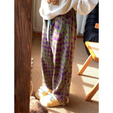 批发2025年春秋季睡裤网红ins风睡衣女韩版家居服官方