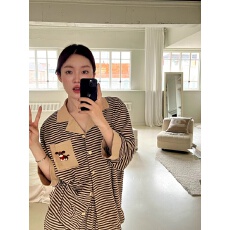 批发2026年春秋季网红风韩版睡衣女卡通简约家居服官方