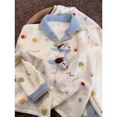 批发2026年冬季网红ins风<b class='q'>睡衣</b>女韩版<b class='q'>卡通</b>可爱家居服官方