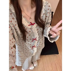 批发网红ins风韩版2026<b class='q'>睡衣</b>女春秋季新款家居服官方