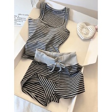 带胸垫2026年夏季新款睡衣女网红风简约家居服套装