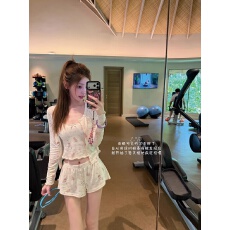 带胸垫夏季新款睡衣女纯欲甜美少女家居服套装