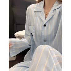 2026年春秋季新款睡衣女网红ins风韩版家居服套装