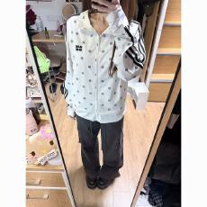 批发实价  【广州面料 】 凉感防晒衣外套女美式复古运动潮牌白色上衣