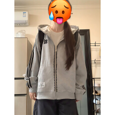 批发原版做法#印花/刺绣#后包领 纯棉画面复合 薄款/加绒 卫衣女