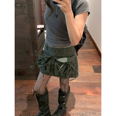 批发设计感修身包臀牛仔短裙女夏季新款美式半身裙复古辣妹<b class='q'>性感</b>工装裙