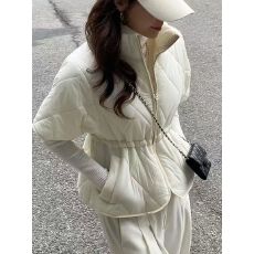 批发韩式气质菱格夹棉<b class='q'>马甲</b><b class='q'>外套</b>