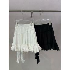 批发韩版宽松高腰拼接蕾丝春季新款设计<b class='q'>通勤</b>休闲不规则显瘦百搭短裙女