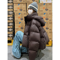 批发<b class='q'>特价</b>咖色<b class='q'>羽绒服</b>女短款小个子龟背冬季2025新款加厚美拉德棕色外套