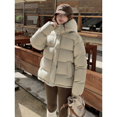 批发新国标95白鸭绒 LULU同款五格泡芙羽绒服女新款收腰加厚冬季外套