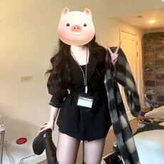 批发黑色风衣外套女秋季2025新款韩版小个子百搭英伦风今年流行大衣潮