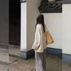 批发2026巨好看的春装一整套慵懒风松弛感穿搭衬衫条纹阔腿裤休闲套装