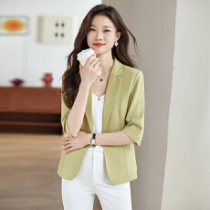 批发短款西服外套女小个子2026<b class='q'>夏</b>季新款百搭上衣气质休闲薄款女士西装