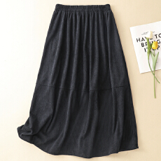 批发高品质粗坑条灯芯绒花苞半身裙2025<b class='q'>秋</b>冬新款日杂风气球裙子