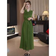 批发2026春夏新款气质女装高级感法式<b class='q'>连衣裙</b>休闲宽松减龄背心裙子