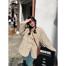 批发2026冬新款碎花棉服复古甜美宽松保暖圆领<b class='q'>棉衣</b>外套女
