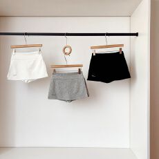 批发纯棉华棉复合牛奶丝  <b class='q'>高腰</b>开叉裙裤半身裙女夏季a字短裙包臀裙子