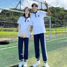 批发现货 初中高中短袖T恤上衣学生<b class='q'>班</b><b class='q'>服</b> 学校<b class='q'>定制</b>校<b class='q'>服</b>三件套内搭