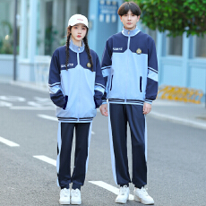 批发 初中高中学生班套装六级小学生运动会三件套 校服