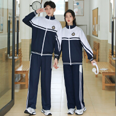批发 初中高中学生班套装六级小学生运动会三件套 校服