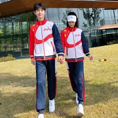 批发实拍 出货中 初中高中学生<b class='q'>班</b><b class='q'>服</b>套装小学生运动会开幕式三件套