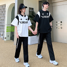 批发【实拍 齐码】夏季初中高中学生<b class='q'>班</b><b class='q'>服</b>运动会套装校<b class='q'>服</b>