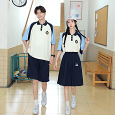 批发【实拍 齐码】夏季初中高中学生<b class='q'>班</b><b class='q'>服</b>运动会短裤短裙套装