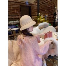 批发设计感前后两穿毛衣女2025冬季新款蝴蝶结慵懒宽松长袖针织衫上衣