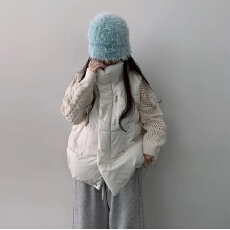 批发已出货   外贸跨境大码羽绒棉背心新款秋冬季好看叠穿保暖<b class='q'>马夹</b>