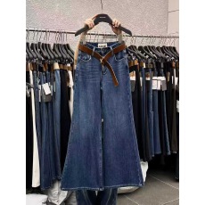 批发DARIM<b class='q'>韩国</b>东大门女装2025新款复古喇叭<b class='q'>牛仔裤</b>时尚宽松休闲阔腿裤