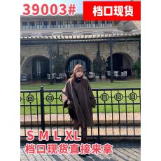 批发DouDou痘 秋冬100%羊毛双面呢大衣外套女2025新款中长款保暖上衣