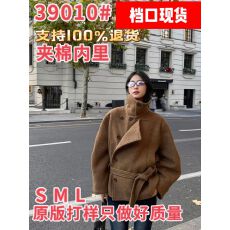 批发夏蓝汐<b class='q'>雨</b>SMBL RAIN复古设计感呢子上衣加厚宽松羊毛呢短外套女冬
