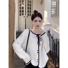 批发秋冬季女款新款女士针织开衫<b class='q'>外套</b>女上衣穿搭秋装小香风洋气