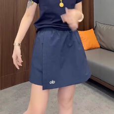 批发有口袋藏蓝色高腰显瘦显高休闲半身裙<b class='q'>短裤</b><b class='q'>女</b>大码<b class='q'>短裤</b>夏季裤裙