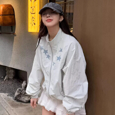 批发<b class='q'>夏</b>季透气立领运动防晒衣女2026新款宽松户外轻薄休闲防晒外套