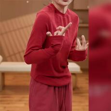 批发防风内搭套头高街风简约T恤秋季新款纯色打底衫拼接长袖圆领上衣