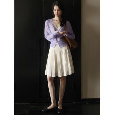 批发温柔风A字显瘦百褶<b class='q'>裙</b>通勤百搭半身<b class='q'>裙</b>夏季女法式复古显瘦<b class='q'>伞</b><b class='q'>裙</b>长<b class='q'>裙</b>