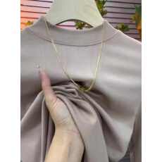 批发半高领打底衫女秋冬季新款洋气百搭长袖t恤配<b class='q'>皮草</b><b class='q'>大衣</b>的内搭上衣