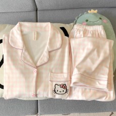 批发小狗德绒<b class='q'>睡衣</b>女秋冬季珊瑚绒法兰绒加绒加厚长袖春秋款家居服套装