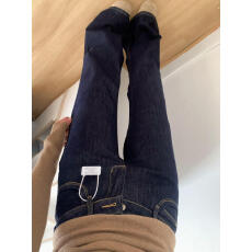 批发深蓝色低腰微喇叭<b class='q'>牛仔裤</b>女秋冬新款美式复古高腰<b class='q'>显瘦</b>百搭喇叭裤子