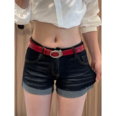 批发小个子美式浅蓝色阔腿<b class='q'>牛仔裤</b>女夏季水洗猫须宽松显瘦拖地直筒裤潮
