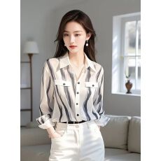 批发<b class='q'>打底衫</b>女夏季新款减龄显瘦高级感韩版别致洋气印花上衣