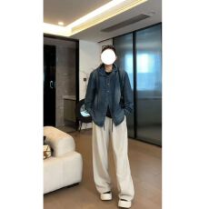 批发2025秋<b class='q'>冬</b>新款时尚气质个性炸街牛仔外套韩版宽松高级连帽上衣女装