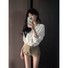 批发性感辣妹丰胯牛仔短<b class='q'>裤</b>女2026年夏季高腰紧身显瘦热<b class='q'>裤</b>