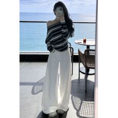 批发开春穿搭一整套女2026时尚减龄漂亮韩系独特设计感<b class='q'>上衣</b>阔腿裤套装