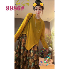 批发文乐乐夏季新款韩版洋气<b class='q'>个性</b>不规则时尚休闲潮流春夏防晒<b class='q'>T</b><b class='q'>恤</b>