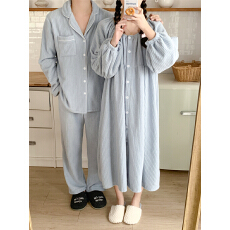 批发实拍实价 冬季新款<b class='q'>情侣</b><b class='q'>睡衣</b>女韩系简约家居服