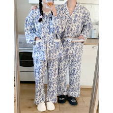 批发实拍实价冬装加厚加丝<b class='q'>棉</b>小兰花花情侣装家居服<b class='q'>睡衣</b>
